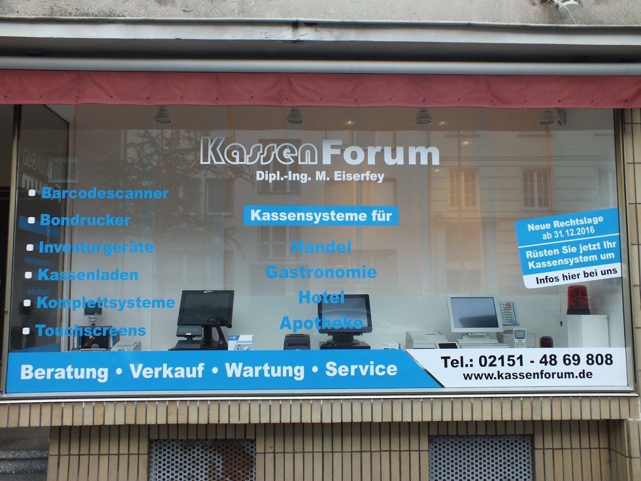 Laden Außenansicht KassenForum